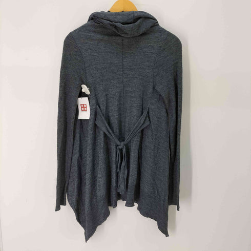 VANGO MADE IN ITALY L/S フロントデザインタートルネックニットトップス レディース import:L