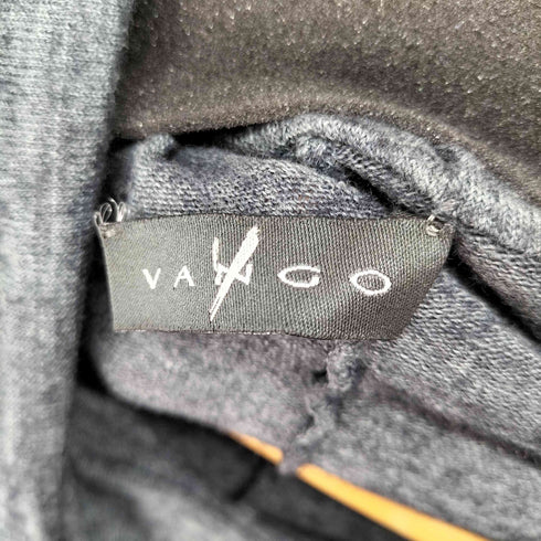 VANGO MADE IN ITALY L/S フロントデザインタートルネックニットトップス レディース import:L