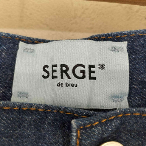 サージ SERGE de bleu ART BAGGY OLD NAVYバギーデニムパンツ レディース US:25