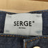 サージ SERGE de bleu ART BAGGY OLD NAVYバギーデニムパンツ レディース US:25