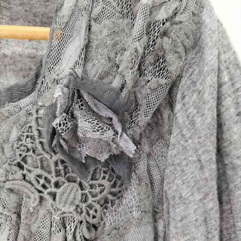 MADE IN ITALY アシンメトリーデザインニットトップス レディース import:L