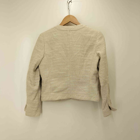ニジュウサンク 23区 パイピング ノーカラー ジャケット スカート セットアップ レディース 32 38