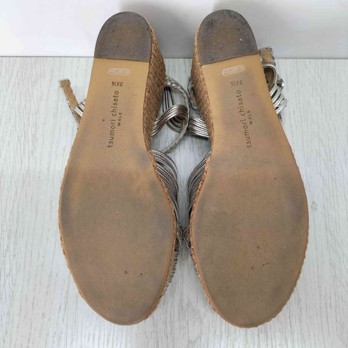 ツモリチサトウォーク tsumori chisato walk メタリックサンダル レディース 25.5