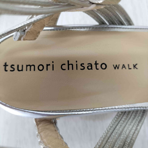 ツモリチサトウォーク tsumori chisato walk メタリックサンダル レディース 25.5