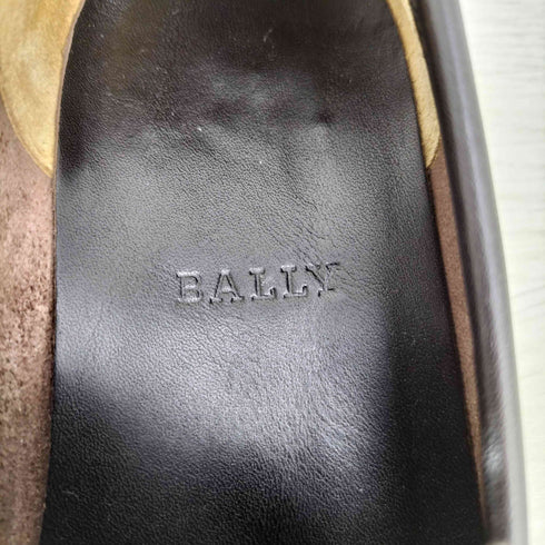 バリー BALLY レザー ストライプ ローファー レディース US:6