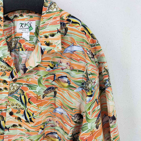 KY.S ハワイ製 アロハシャツ メンズ 3XL