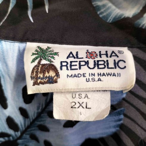 ALPHA REPUBLIC ハワイ製 アロハシャツ メンズ 2XL
