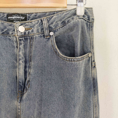 NICEGHOSTCLUB LAYERED WASHED JEANS メンズ M