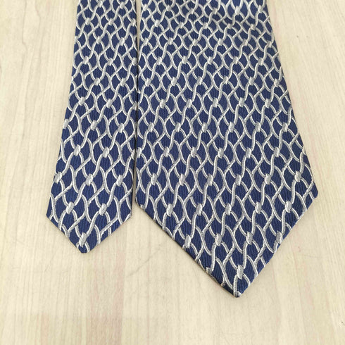 イヴサンローラン Yves Saint Laurent 総柄シルクネクタイ メンズ