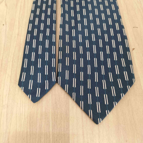 イヴサンローラン Yves Saint Laurent 総柄シルクネクタイ メンズ