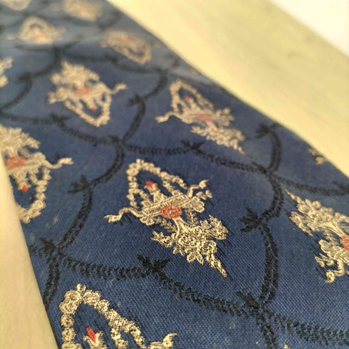 イヴサンローラン Yves Saint Laurent 総柄シルクネクタイ メンズ