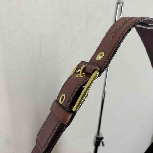 コーチ COACH バックルデザインオールレザーショルダーバッグ レディース