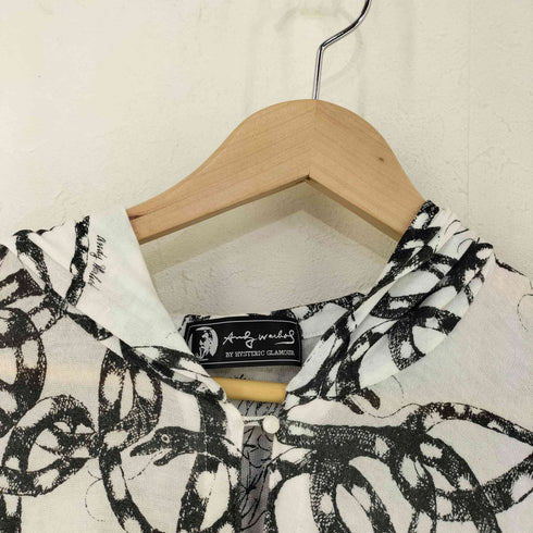アンディウォーホル バイヒステリックグラマー andy warhol by HYSTERIC GLAMOUR 蛇柄フーディワンピース レディース FREE