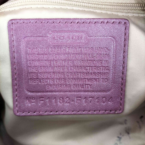 コーチ COACH シグネチャーロゴエンボス オールレザーショルダーバッグ レディース