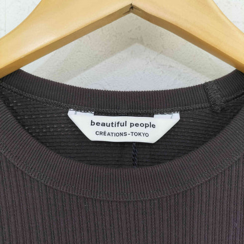 ビューティフルピープル beautiful people sheer rib jersey military undershirt メンズ 36