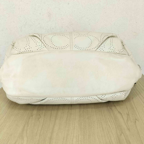コーチ COACH シグネチャーロゴエンボス オールレザーショルダーバッグ レディース