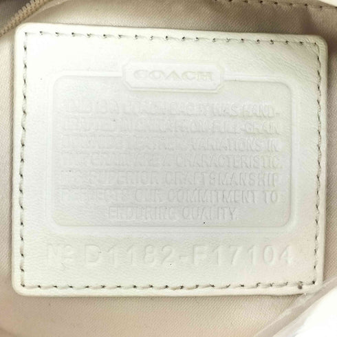 コーチ COACH シグネチャーロゴエンボス オールレザーショルダーバッグ レディース