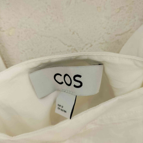 コス COS スクエアネックミニピナフォアワンピース レディース 32