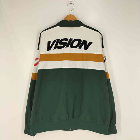 ヴィジョンストリートウェア VISION STREET WEAR マルチカラー レーシング ナイロンジャケット メンズ import:L