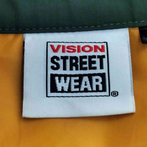ヴィジョンストリートウェア VISION STREET WEAR マルチカラー レーシング ナイロンジャケット メンズ import:L