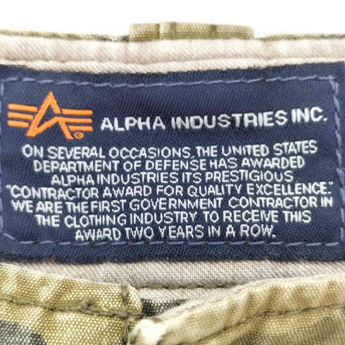 アルファインダストリーズ ALPHA INDUSTRIES カモ柄 メンズ JPN:L