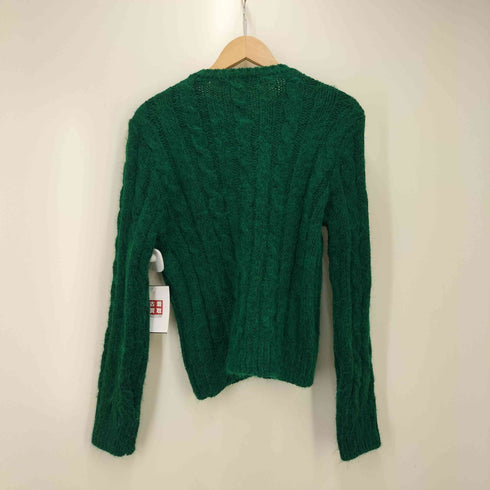 ザラ ZARA フラワー ビジューボタン アクリル カーディガン レディース import:S