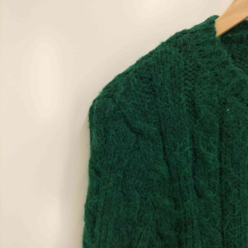 ザラ ZARA フラワー ビジューボタン アクリル カーディガン レディース import:S