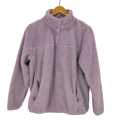 エディーバウアー Eddie Bauer スナップボタンフリースプルオーバー レディース import:L