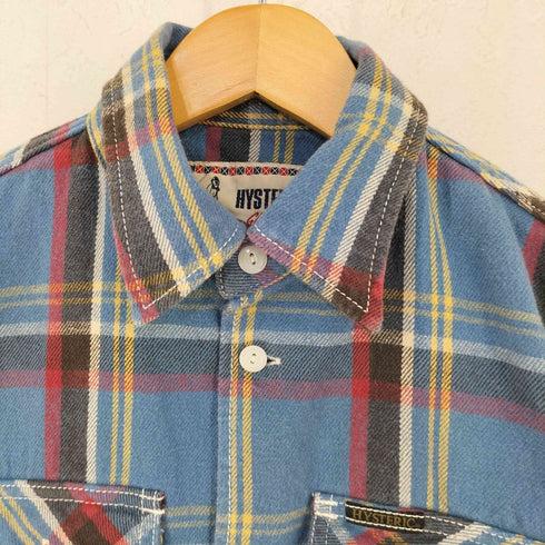 ヒステリックグラマー HYSTERIC GLAMOUR 両フラップ フランネルシャツ メンズ import:S