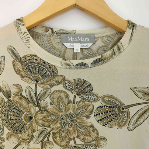 マックスマーラ MAX MARA 銀タグ 花柄 タンクトップ レディース import:S