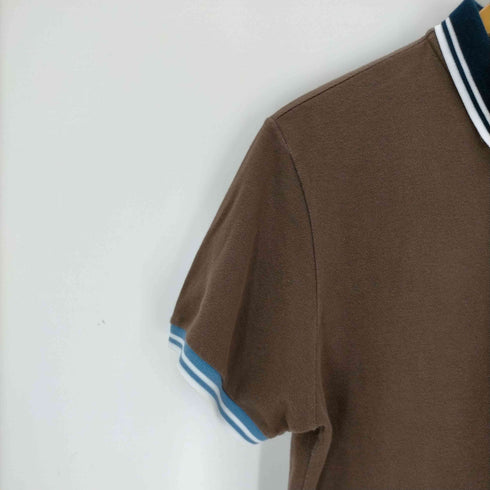 フレッドペリー FRED PERRY イタリア製 SPECIAL EDITION ロゴ刺繍 ポロシャツ メンズ import:M