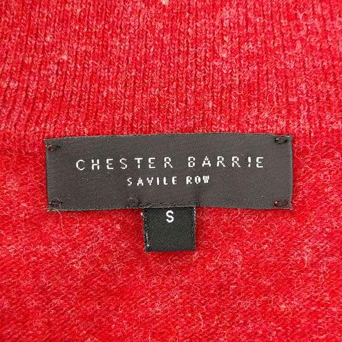 チェスターバリー Chester Barrie ウールハーフジップニット メンズ import:S