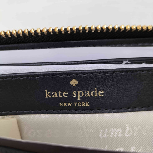 ケイトスペードニューヨーク kate spade NEW YORK フロントロゴ チェック長財布 レディース