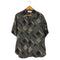 エトセンス ETHOSENS Bias pattern short sleeve shirt バイアス パターン オープンカラーシャツ メンズ