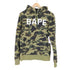 アベイシングエイプ A BATHING APE BAPE 1ST CAMO スワロフスキー プルオーバーパーカー レディース S