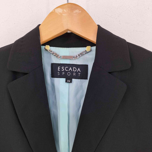 エスカーダスポーツ ESCADA SPORT ゼブラ柄 半袖テーラードジャケット レディース DE:32
