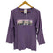 LEFT FIELD USA製 ラグランプリントTシャツ メンズ import:S