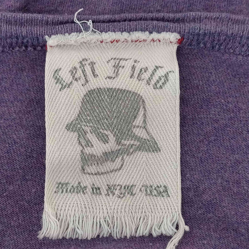 LEFT FIELD USA製 ラグランプリントTシャツ メンズ import:S