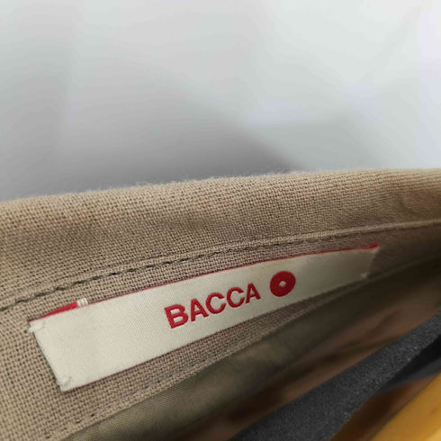バッカ BACCA ハイツイスト レーヨン ベルテッド シャツ ジャケット レディース JPN:38