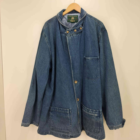 オービス ORVIS 90S ハンティング デニム チンスト付き テーラード ジャケット メンズ import:XXL