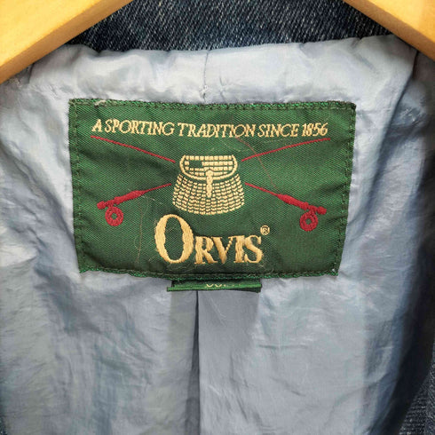 オービス ORVIS 90S ハンティング デニム チンスト付き テーラード ジャケット メンズ import:XXL