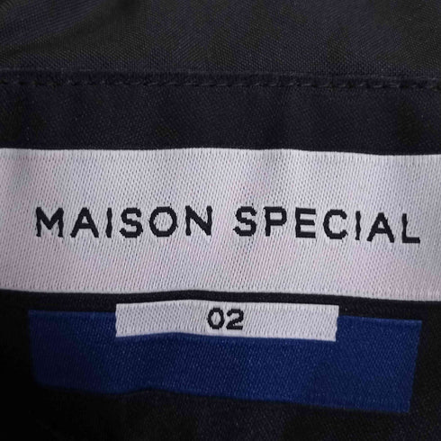 メゾンスペシャル MAISON SPECIAL キルトジャガードワンタックワイドパンツ メンズ 2
