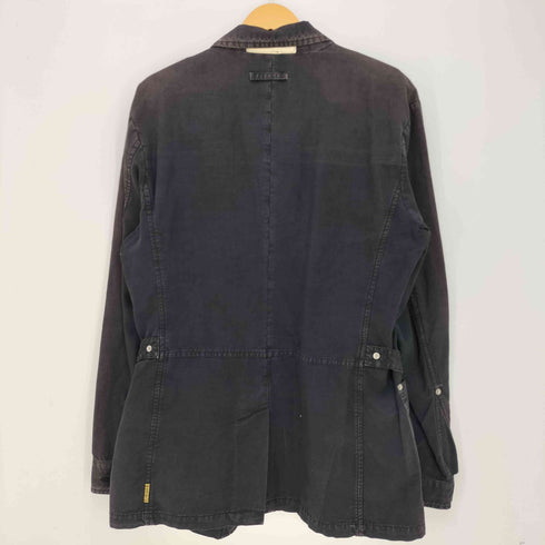 アルマーニジーンズ ARMANI JEANS イタリア製 ヘンプ混 ベルトデザイン カバーオール メンズ US:34