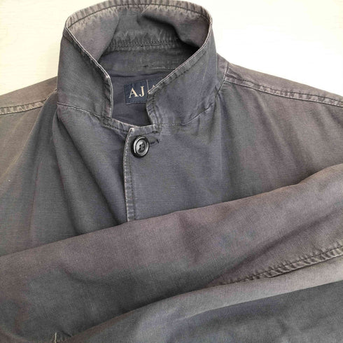 アルマーニジーンズ ARMANI JEANS イタリア製 ヘンプ混 ベルトデザイン カバーオール メンズ US:34