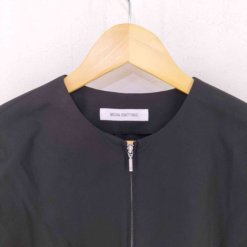ナチュラルビューティーベーシック NATURAL BEAUTY BASIC バルーンスリーブブルゾン レディース FR