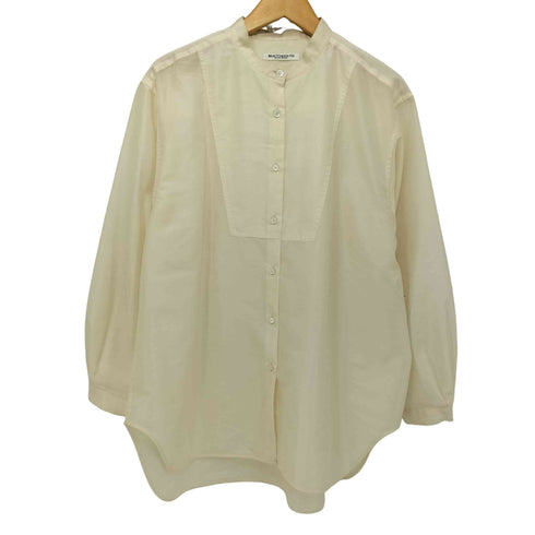 ビューティーアンドユースユナイテッドアローズ BEAUTY & YOUTH UNITED ARROWS シアー バンドカラー L/Sシャツ レディース