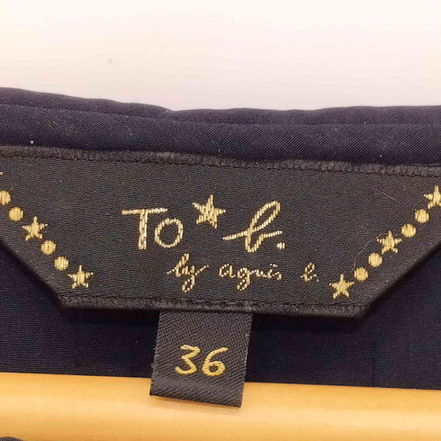 トゥービーバイアニエスベー To b. by agnes b. ピンタック レース 長袖ブラウス レディース FR:36