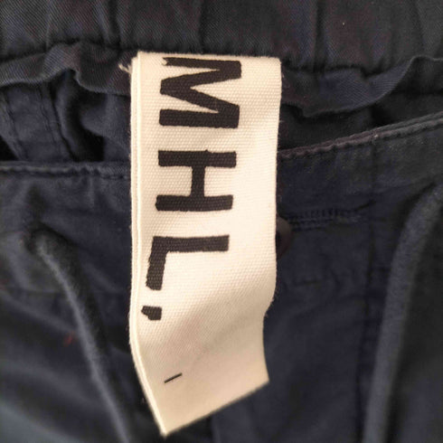 エムエイチエル MHL. イージーウエスト コットン ボタンフライストレートスラックス レディース JPN:1