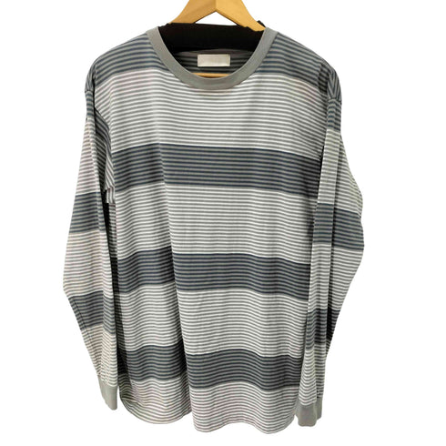 ネオンサイン NEON SIGN L/S ボーダーデザインTシャツ メンズ JPN:46