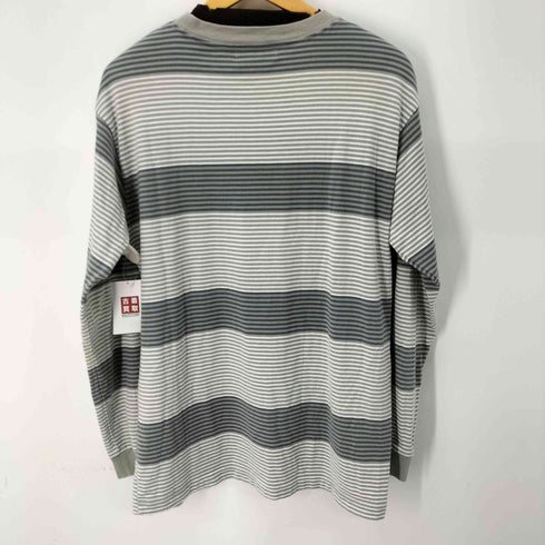 ネオンサイン NEON SIGN L/S ボーダーデザインTシャツ メンズ JPN:46